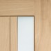 Trieste Double Glazed External Oak Door (M&T) with Obscure Glass